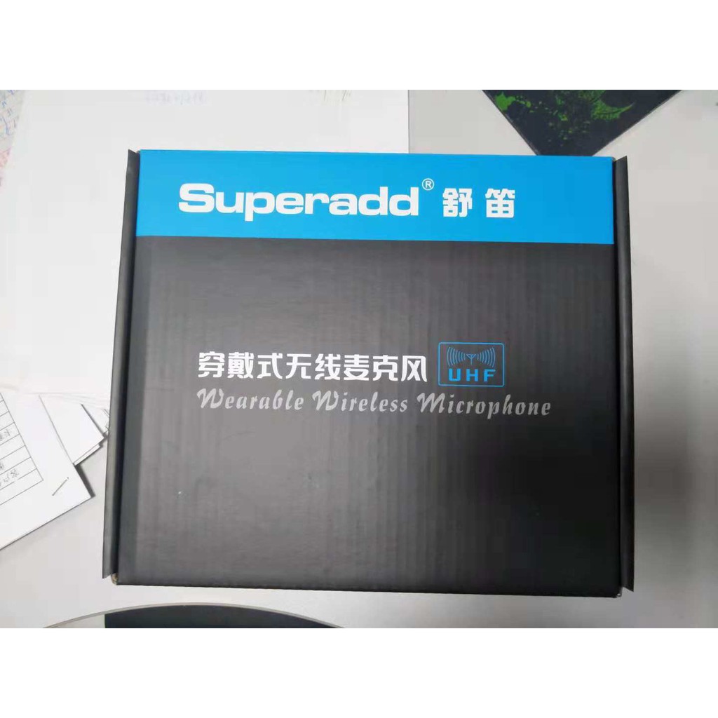 Micro không dây choàng đầu SUPERADD KX62T cho loa trợ giảng, loa kéo và các thiết bị âm thanh