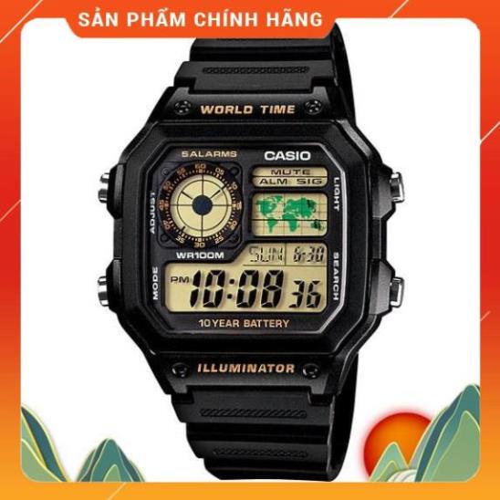 Đồng Hồ Casio Nam Dây Nhựa AE-1200WH-1BVDF Chính Hãng