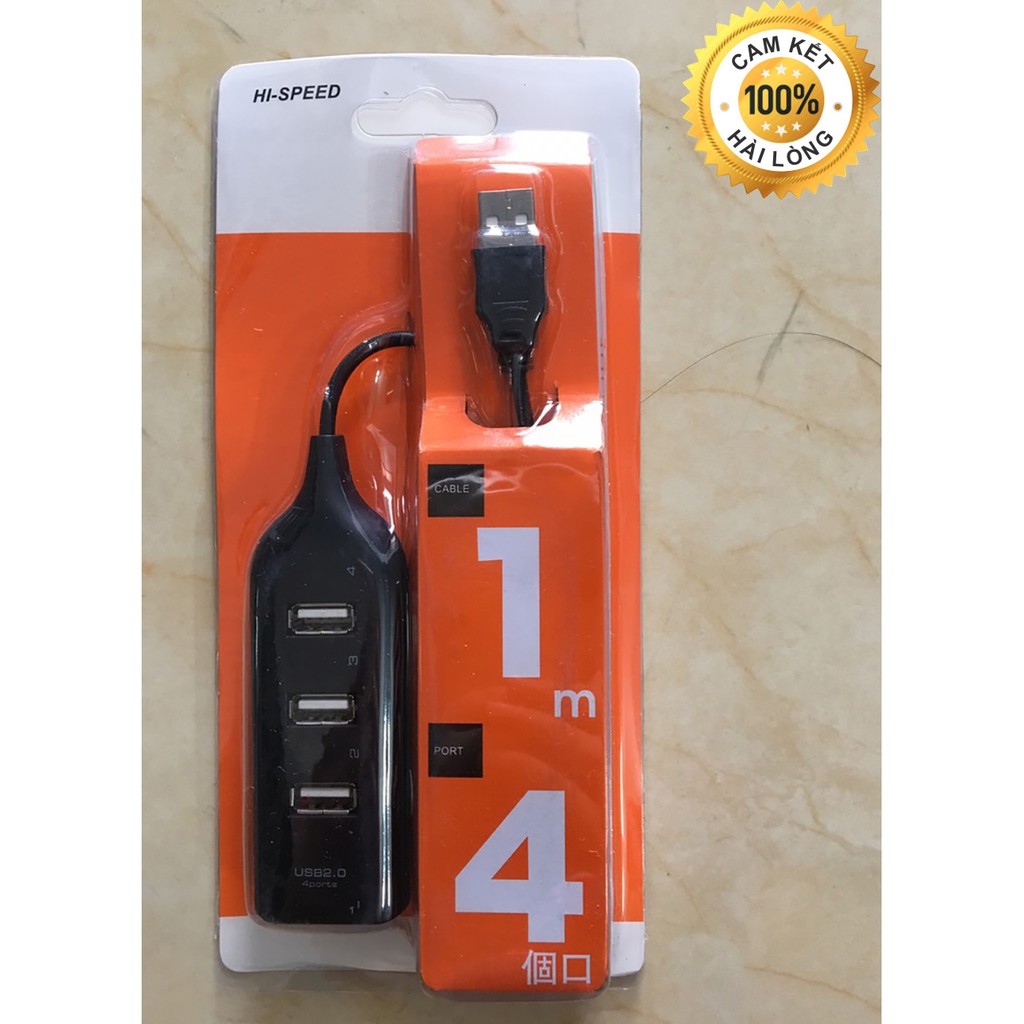 Hub Tốc Độ Cao Chia USB Ra 4 Cỗng Tiện Lợi