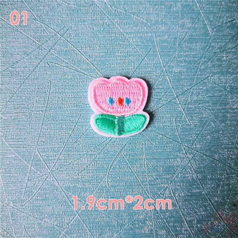 ☸ Spring Tulip：Forever Love - Mini Flower Patch ☸ 1Pc/4Pcs DIY Sew on Iron on Badges Patches