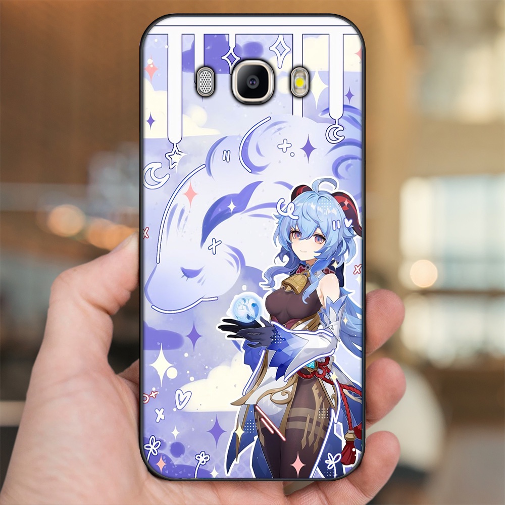 Ốp lưng Samsung J5 2016, J7 2016 viền đen in hình Ganyu Genshin Impact