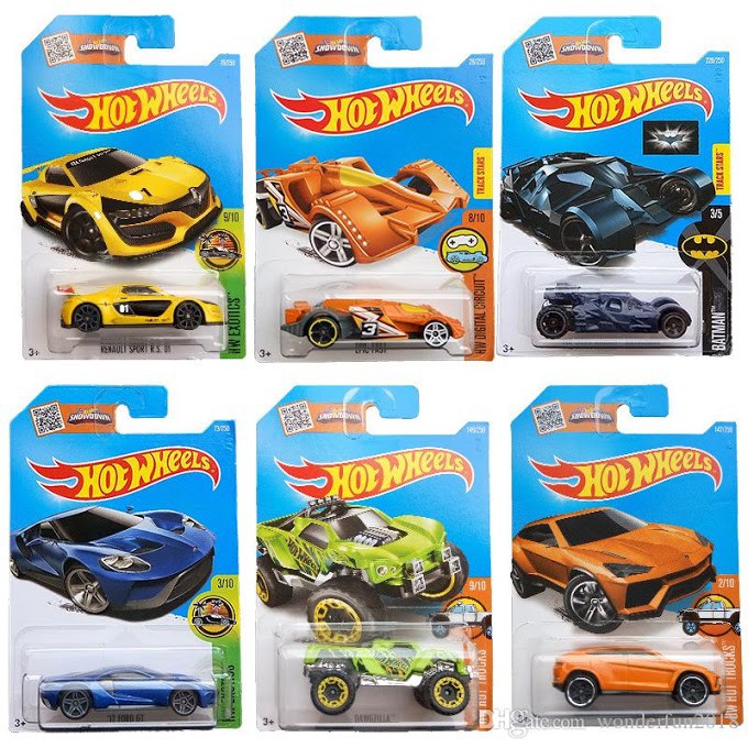 Combo 5 Mô Hình Xe Hotwheel Chính Hãng