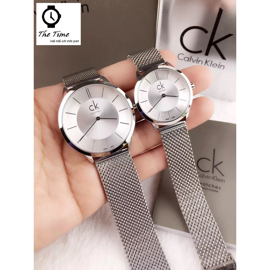 Đồng hồ đôi Calvin Klein K3M21126 & K3M22126 . 40mm & 35mm. 3atm