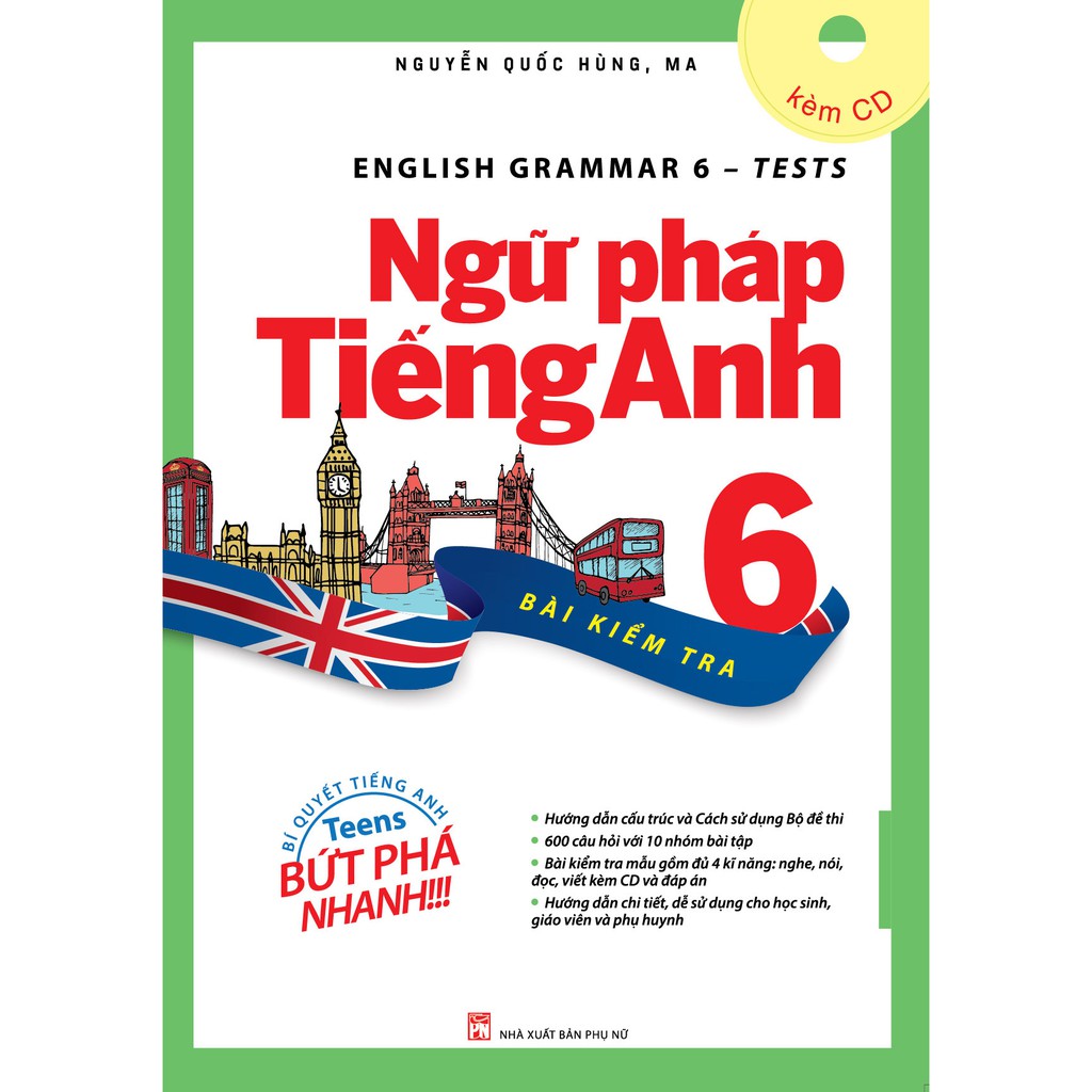Sách - English Grammar - Ngữ Pháp Tiếng Anh 6( Bài kiểm tra)