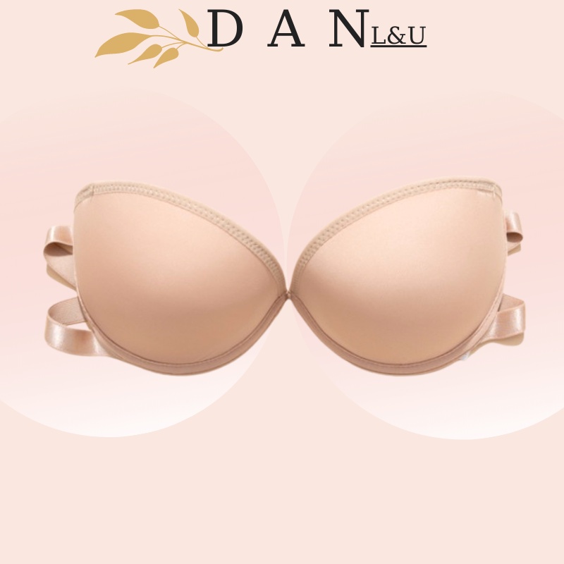 Áo Ngực Su Cúp Ngang Không Dây Nâng Ngực Cài Sau Dan L&U 750