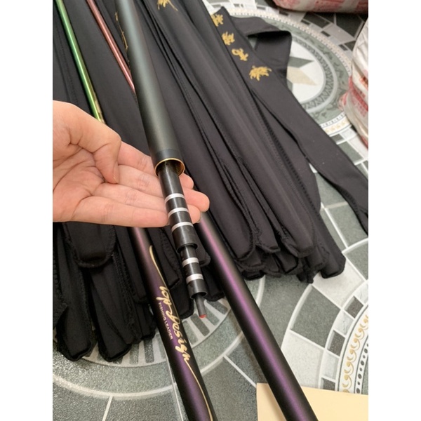 🐋 CẦN CÂU TAY DẠ NGUYỆT - 100% THÉP CARBON CAO CẤP - THỐNG TRỊ SÔNG TRƯỜNG GIANG 🐋