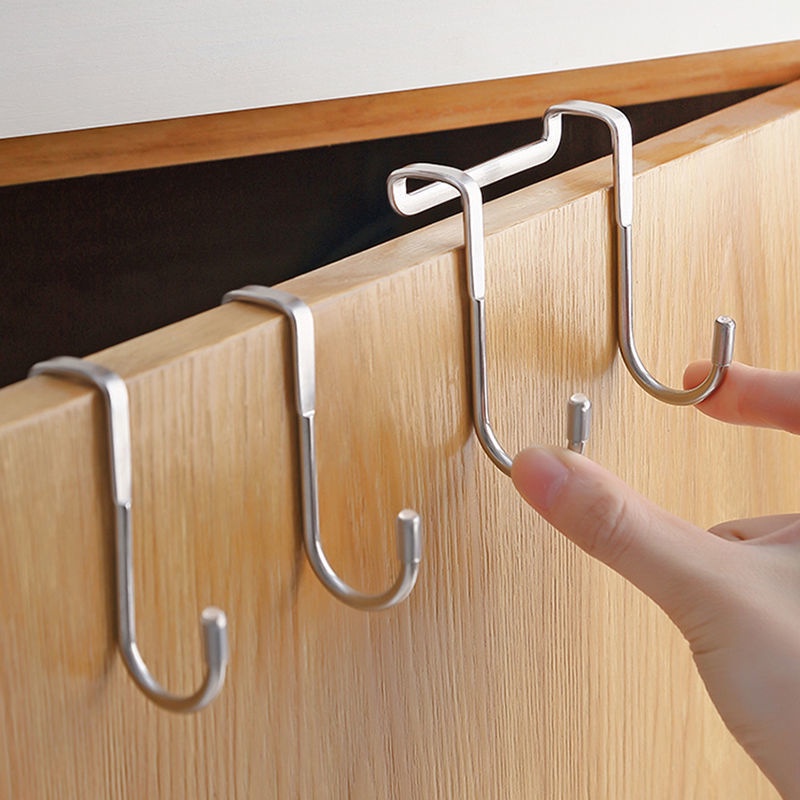 Set 2 móc treo đồ hình chữ U bằng thép không gỉ 304 đa năng tiện dụng cho gia đình