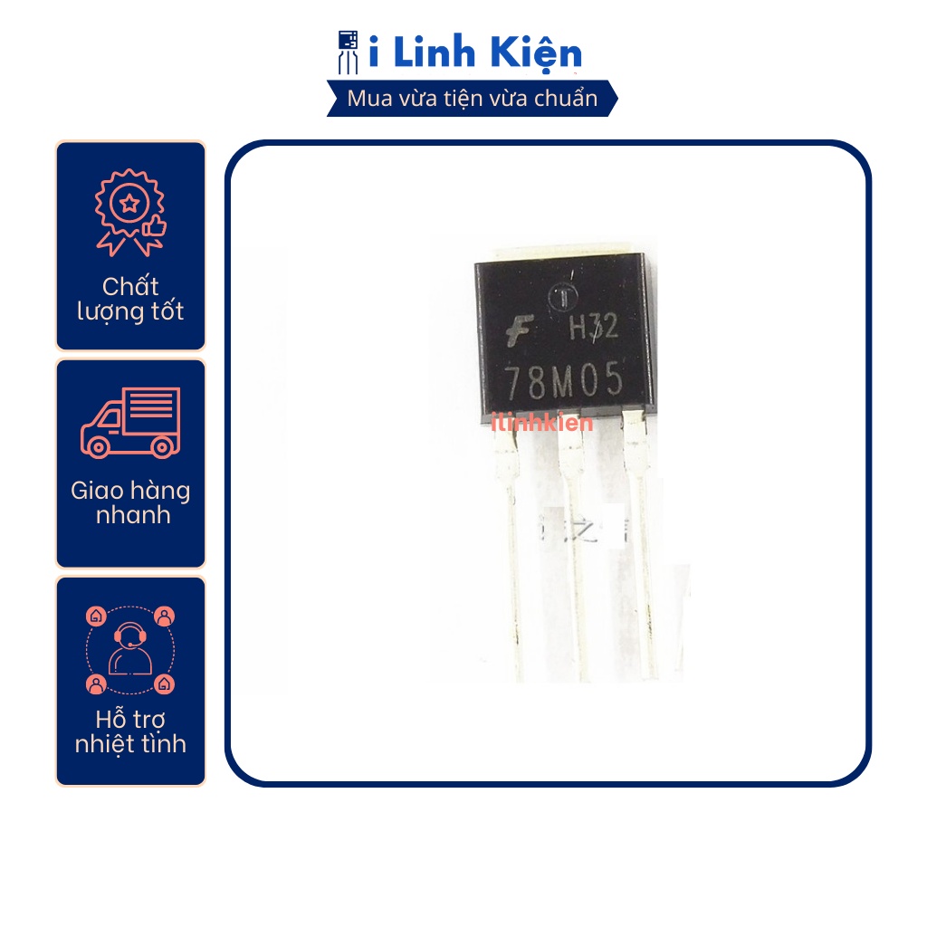 78M05 7805 CJ78M05 0.5A 5V TO-251 chính hãng JCET