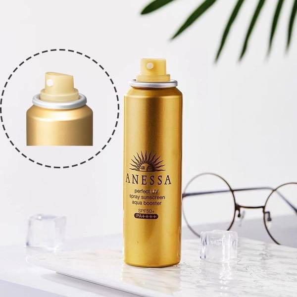 Xịt Chống Nắng  Anessa Perfect UV Spray Sunscreen Aqua Booster 60ml - Hàng Chuẩn Công Ty