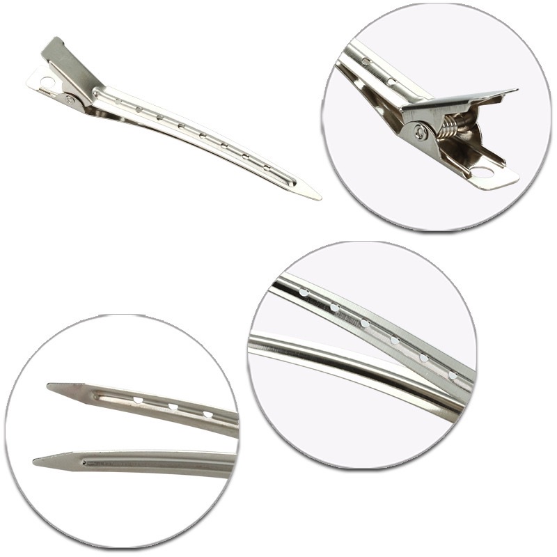 Combo 10 Kẹp vịt inox cao cấp Loại 1 size 9cm Bằng Thép Chống Gỉ An Toàn