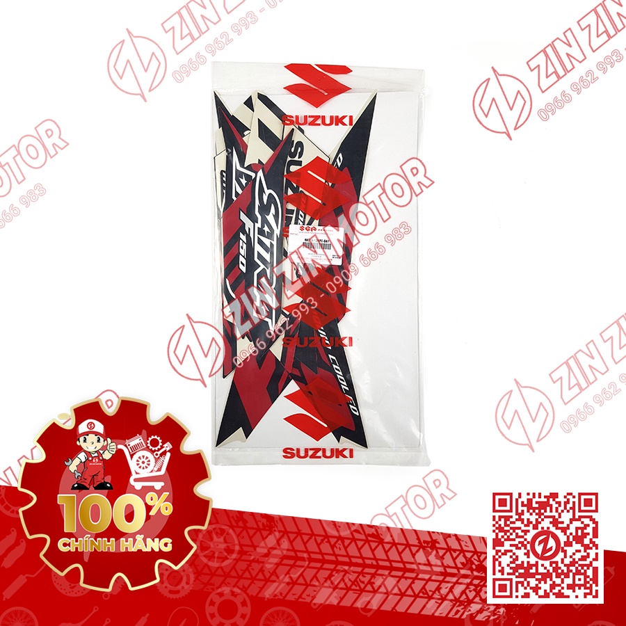 Tem Satria Fi, Raider Fi 2021 Trắng Ngọc Trai, Trắng Ngà 68019-12KF0-B87