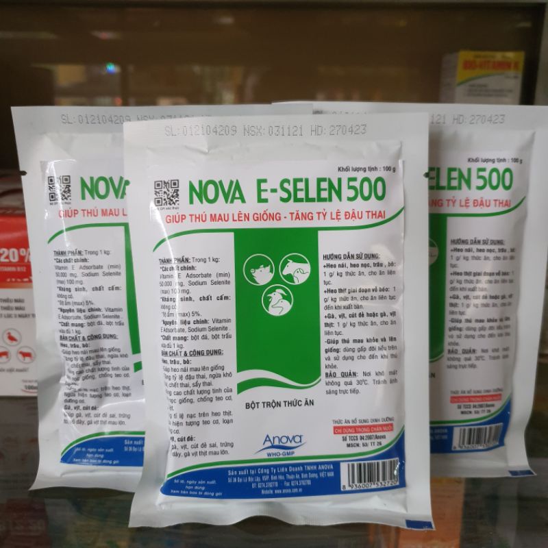 E SELEN 500 100G - KÍCH THÍCH LÊN GIỐNG ĐỒNG LOẠT