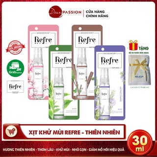 Xịt Khử Mùi Refre Hương Tự Nhiên - Refre Natural 30ml