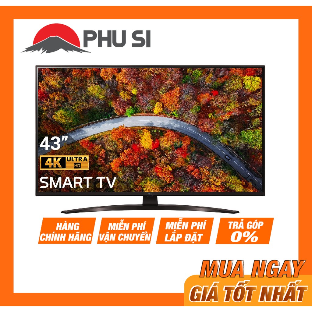 [MIỄN PHÍ VẬN CHUYỂN - LẮP ĐẶT] - 43UP8100PTB - Smart Tivi LG 4K 43 inch 43UP8100PTB