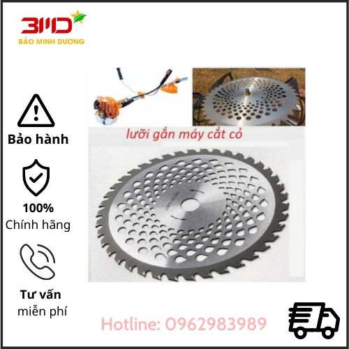 ĐĨA HỢP KIM TRÒN - LƯỠI HỢP KIM DẠNG TRÒN LẮP MÁY CẮT CỎ - ĐIỆN MÁY BẢO MINH DƯƠNG