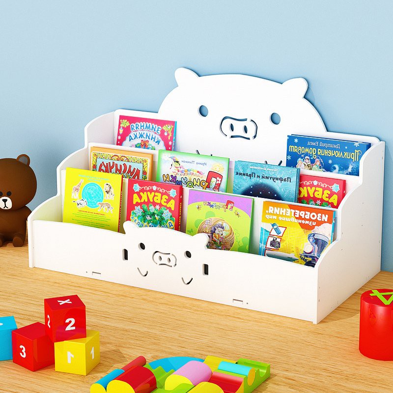 [HOT HOT] Kệ sách mini để bàn cho bé họa tiết heo xinh ngộ nghĩnh TXT-02 | BigBuy360 - bigbuy360.vn
