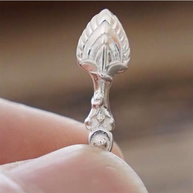 MẶT ĐEO KIẾM VĂN THÙ 2.5CM BẠC 999