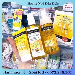 Sữa rửa mặt Neutrogena chiết suất từ nghệ tươi