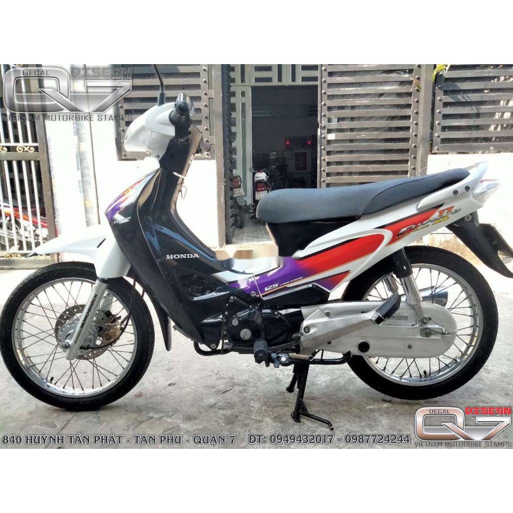 TEM RỜI FUTURE 2 TRẮNG ĐỎ ĐEN