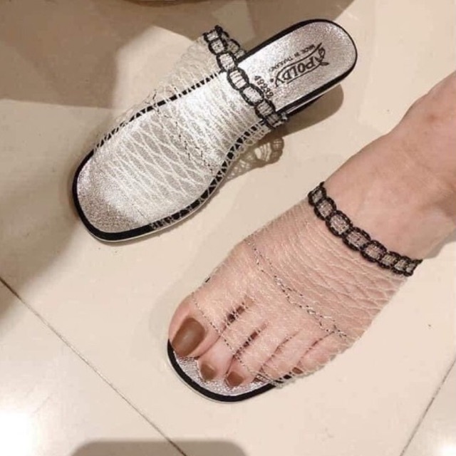 Dép Lưới đế cao quai ngang cao cấp Thái Lan