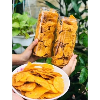 Snack khoai tây trứng muối