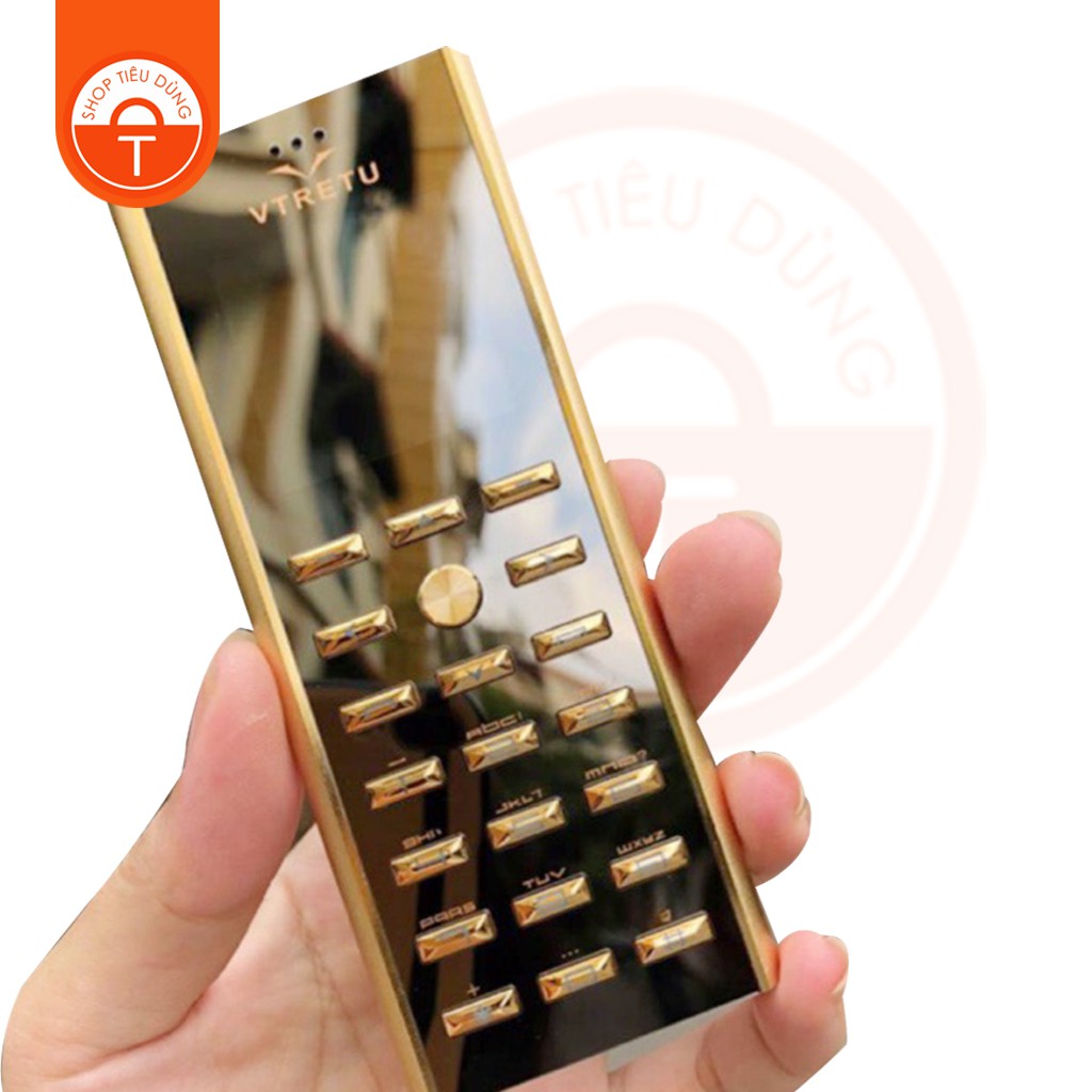 Điện Thoại V01 - V02 - V03 Màu Vàng Sang Trọng 2 Sim 2 Sóng Online | BigBuy360 - bigbuy360.vn