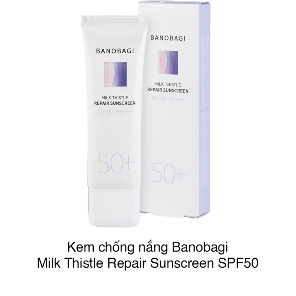 Kem Chống Nắng BANOBAGI Milk Thistle Repair Sunscreen 50ml An Nhiên Cosmetic