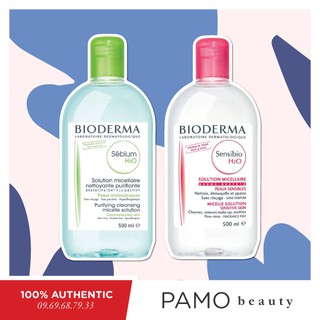 Tẩy trang Bioderma Hồng - Xanh (Mini/Fullsize)