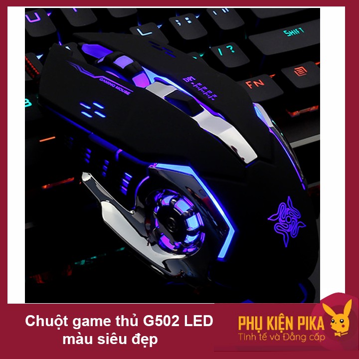 (Có Video) Chuột game thủ G502 Q5 LED màu siêu đẹp