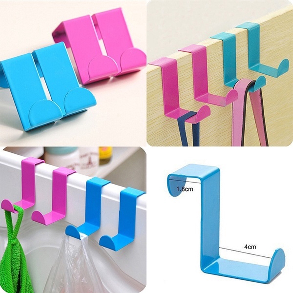 Bộ 2 móc treo cửa hình chữ Z bằng thép không gỉ