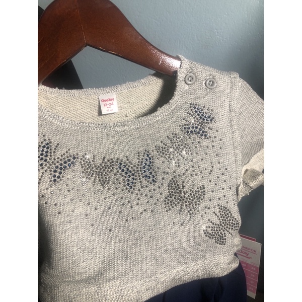 Váy bé gái GeeJay 6m-5yVáy cotton vạt vải chất mát xuất dư 1121