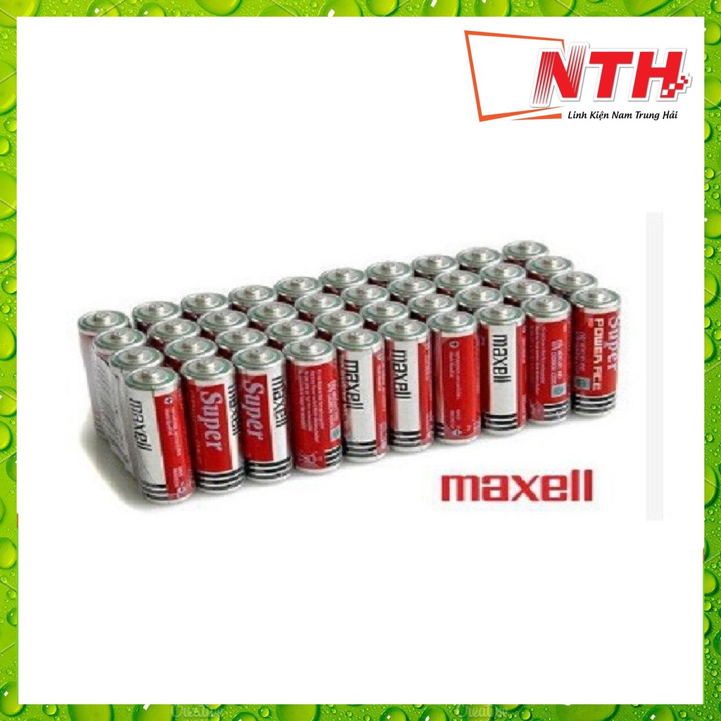 2 VIÊN PIN MAXELL AAA TEM BẠC