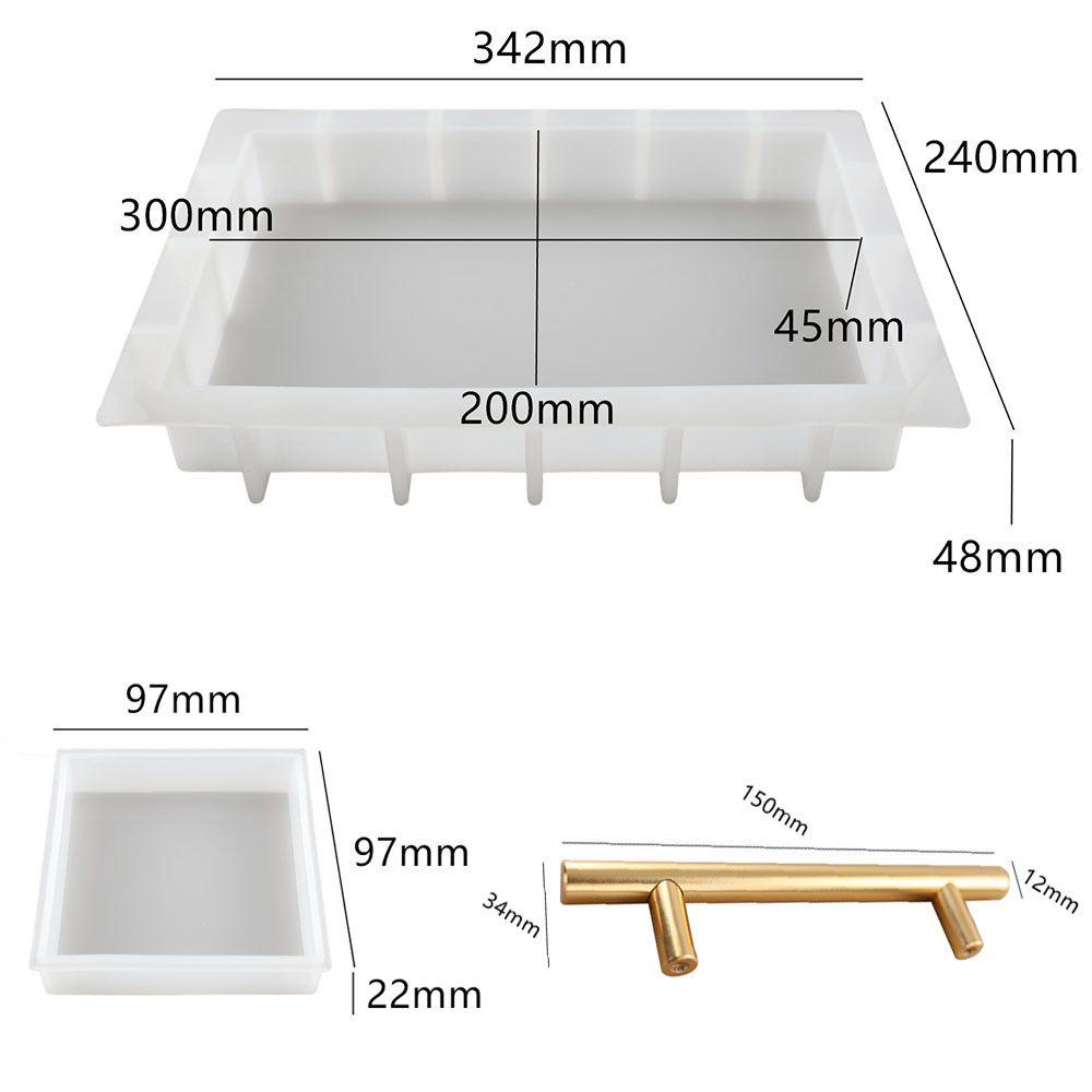 WTTLE Khuôn Làm Trang Sức Bằng Nhựa Epoxy Độc Đáo Tiện Dụng DIY|Khuôn Silicone Làm Bánh Tiện Lợi
