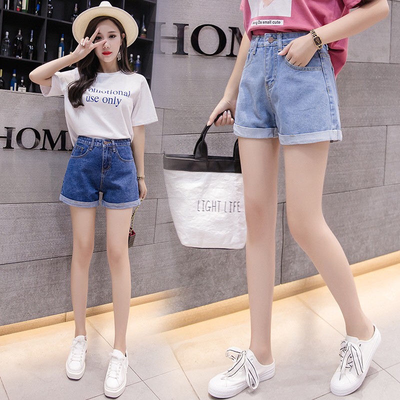 QUẦN SHORT JEAN NỮ CÁCH ĐIỆU TÚI RÁCH CÁ TÍNH -MÃ HAIQUANG 01