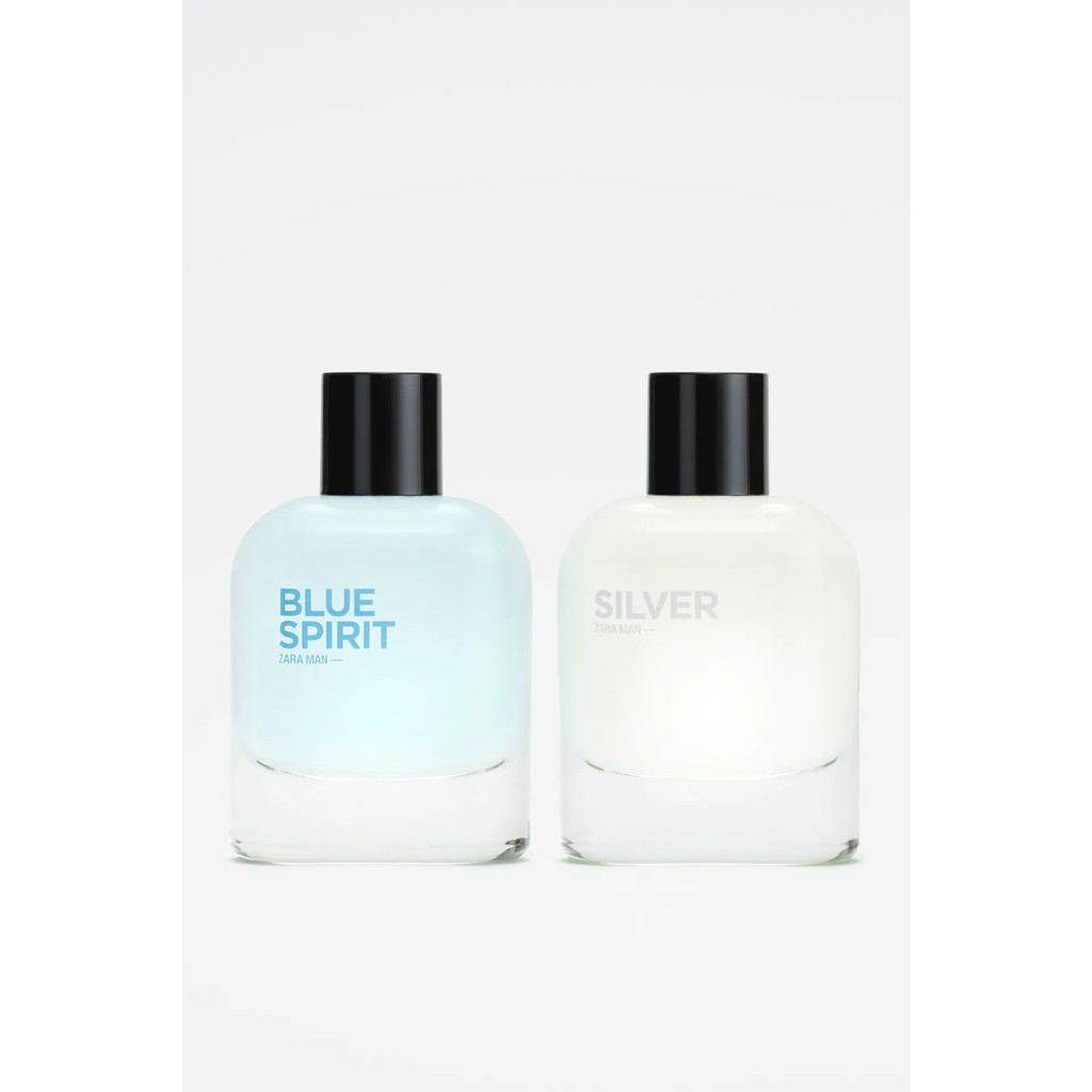 Nước hoa Zara Man: Set 2 chai 80ml Man Silver + Man Blue