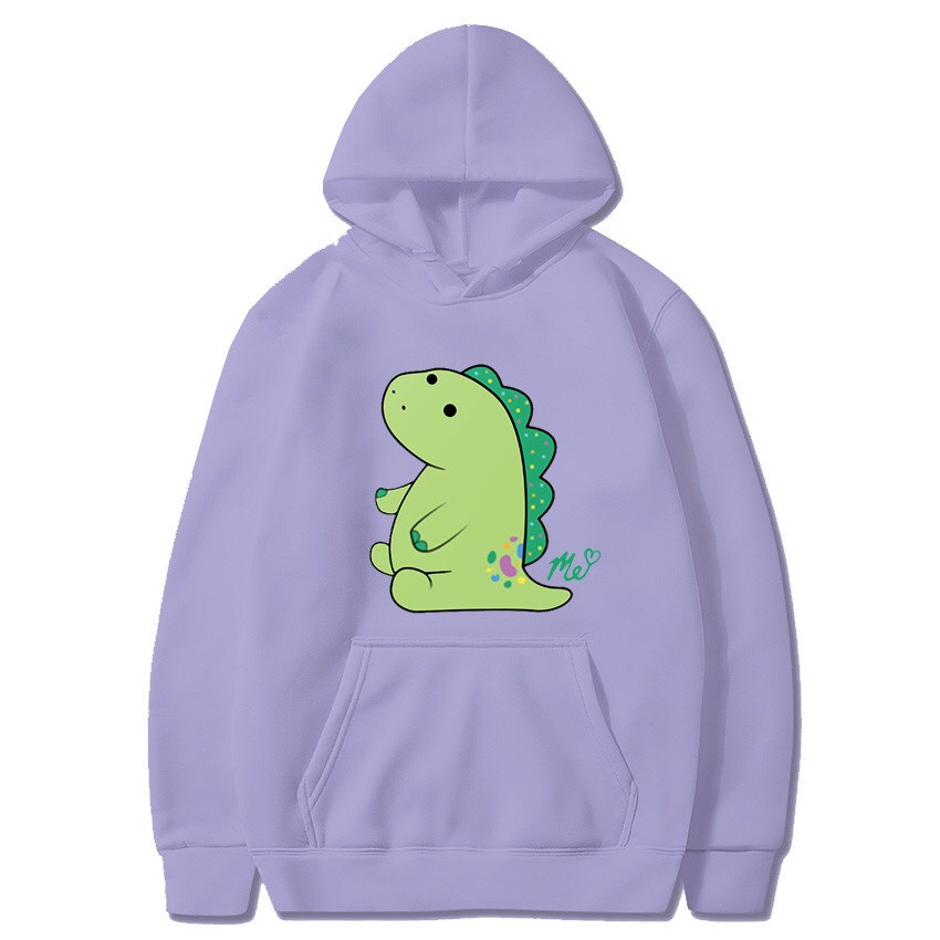 Áo Nỉ Hoodie  Form Rộng Unisex  Hoạt Hình Khủng Long Cute Chất Nỉ Mềm Mại Dày Dặn Style Hàn Quốc HOT TREND TTSPA0245