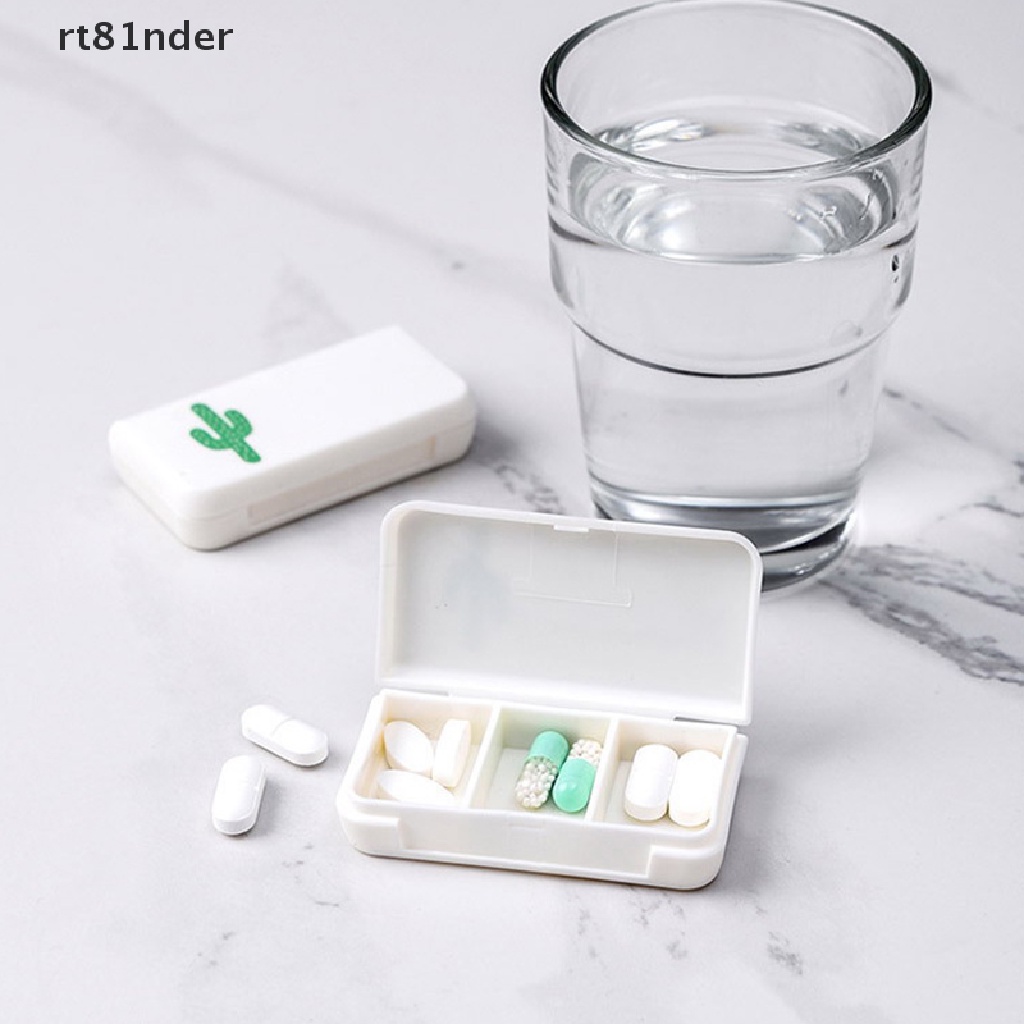 [Hàng mới về] Hộp đựng thuốc mini 3 ngăn tiện lợi mang đi du lịch