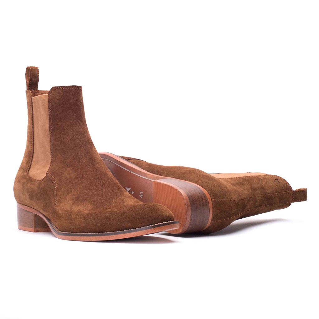 Giày boot THE WOLF wild walk chelsea boot - Tobacco