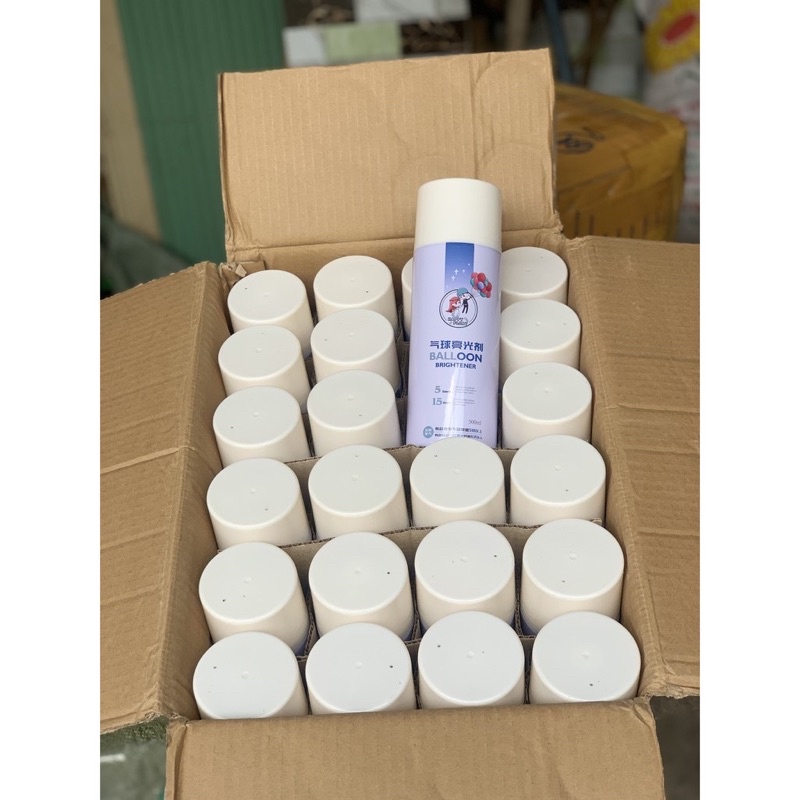 Chai xịt dưỡng bóng-giúp bong bóng sáng bóng sau khi bơm trang trí