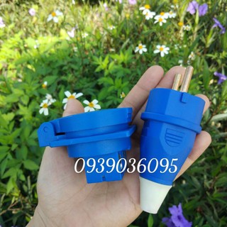 Combo Ổ cắm công nghiệp có nắp 1 Pha PCE Schuko - 16A - IP54 và Phích cắm điện chống nước IP44