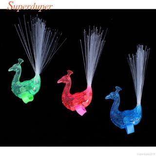 【Mua một tặng một】Nhẫn hình con công có đèn LED phát sáng