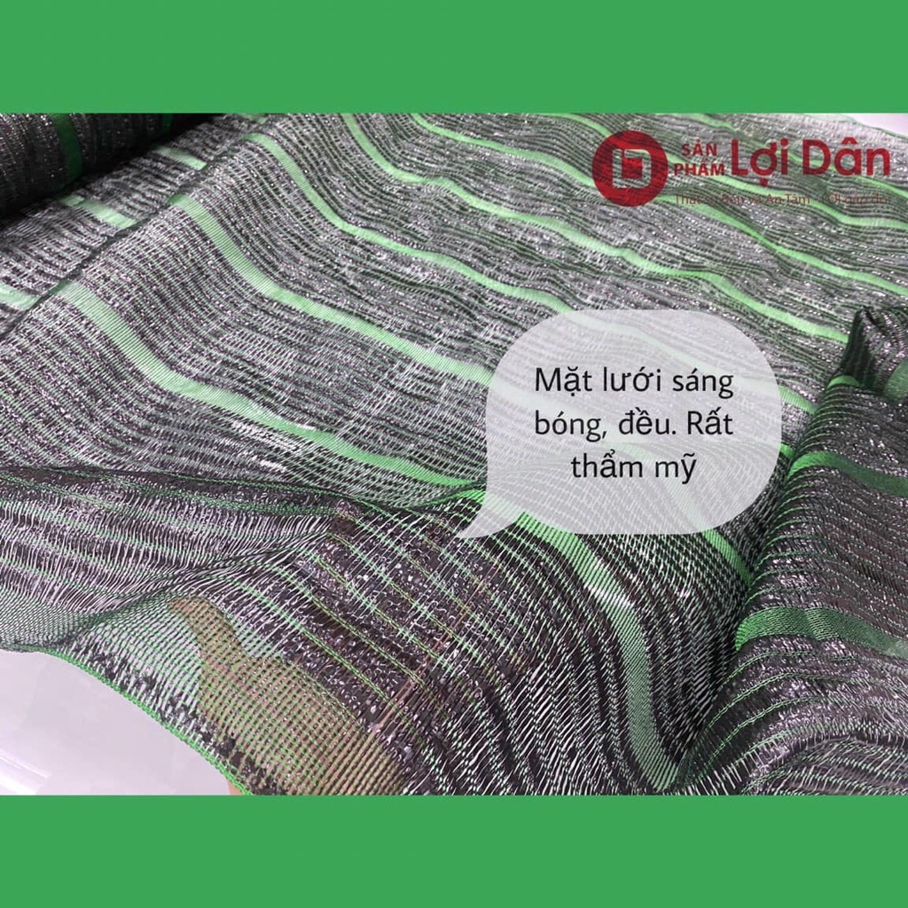 Lưới Thái Lan đen  che nắng 70-80% KHỔ 2M - 4M Độ Dài theo số lượng
