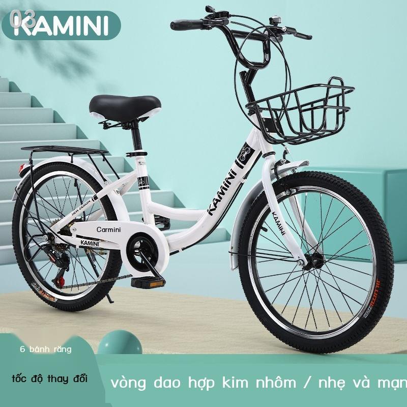 Xe đạp trẻ em 8-10-12-15 tuổi bé trai và gái học sinh tiểu trung người lớn đi bộ nhẹ 20 inch