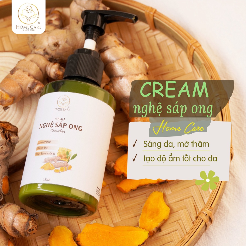 Kem dưỡng trắng da body Home Care từ tự nhiên nghệ sáp ong 150ml