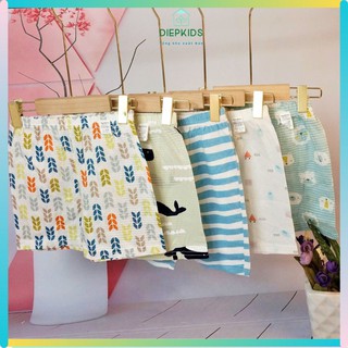 Quần đùi cho bé trai bé gái short thun mùa hè xuất Hàn-DQ407