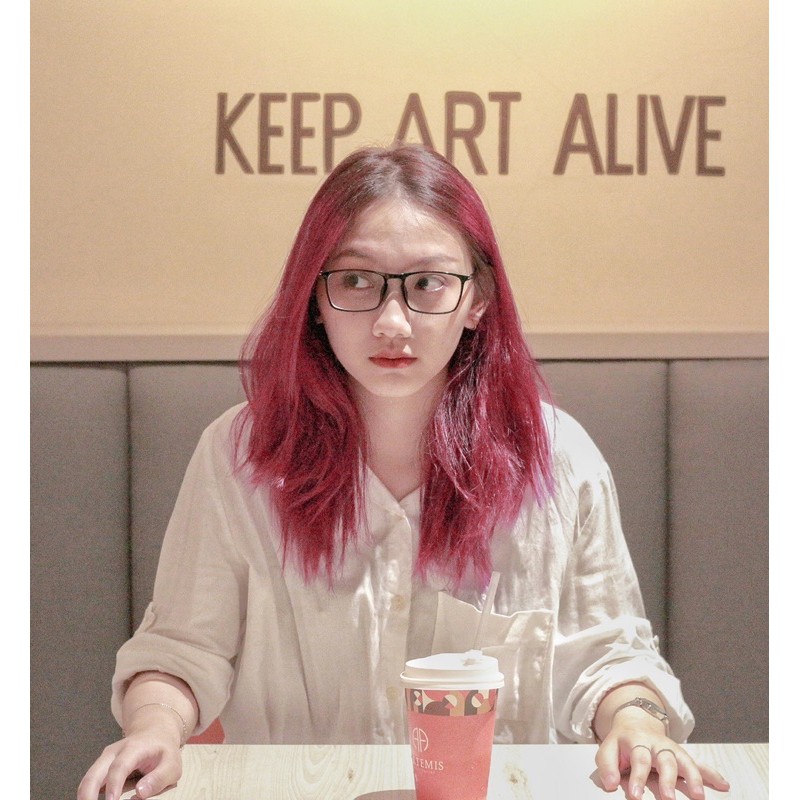 Thuốc nhuộm tóc màu hồng tím,hồng pastel(hồng đào,hồng khói),tím khoai môn,hồng tím đậm(tặng trợ dưỡng,găng tay)phải tẩy | BigBuy360 - bigbuy360.vn