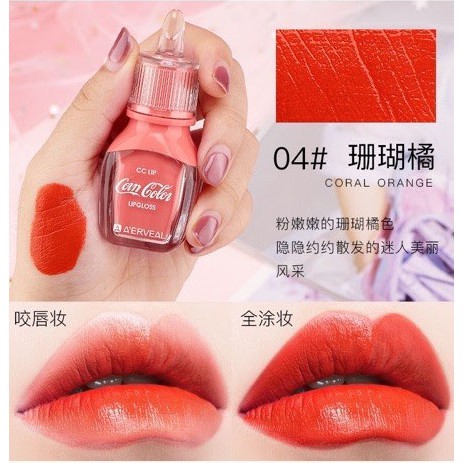 Son Kem Tint Coca Cola CC Lip Gloss Hàng Nội Địa Trung