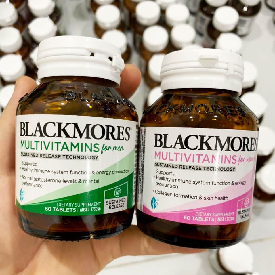 Viên uống hỗ trợ sức khỏe toàn diện cho nam giới Blackmores Multivitamins For Men Sustained Release 60 Tablets