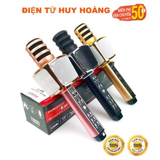 Mic hát karaoke bluetooth SD17 3 in 1 loa to Mic Bass cực chuẩn, có khe thẻ nhớ- Bh 6t