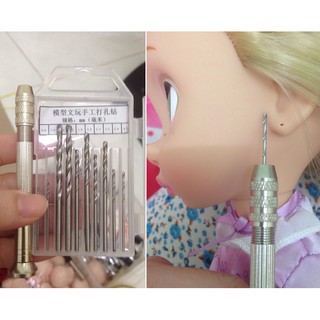 Bộ khoan cầm tay kèm mũi khoan nhiều size
